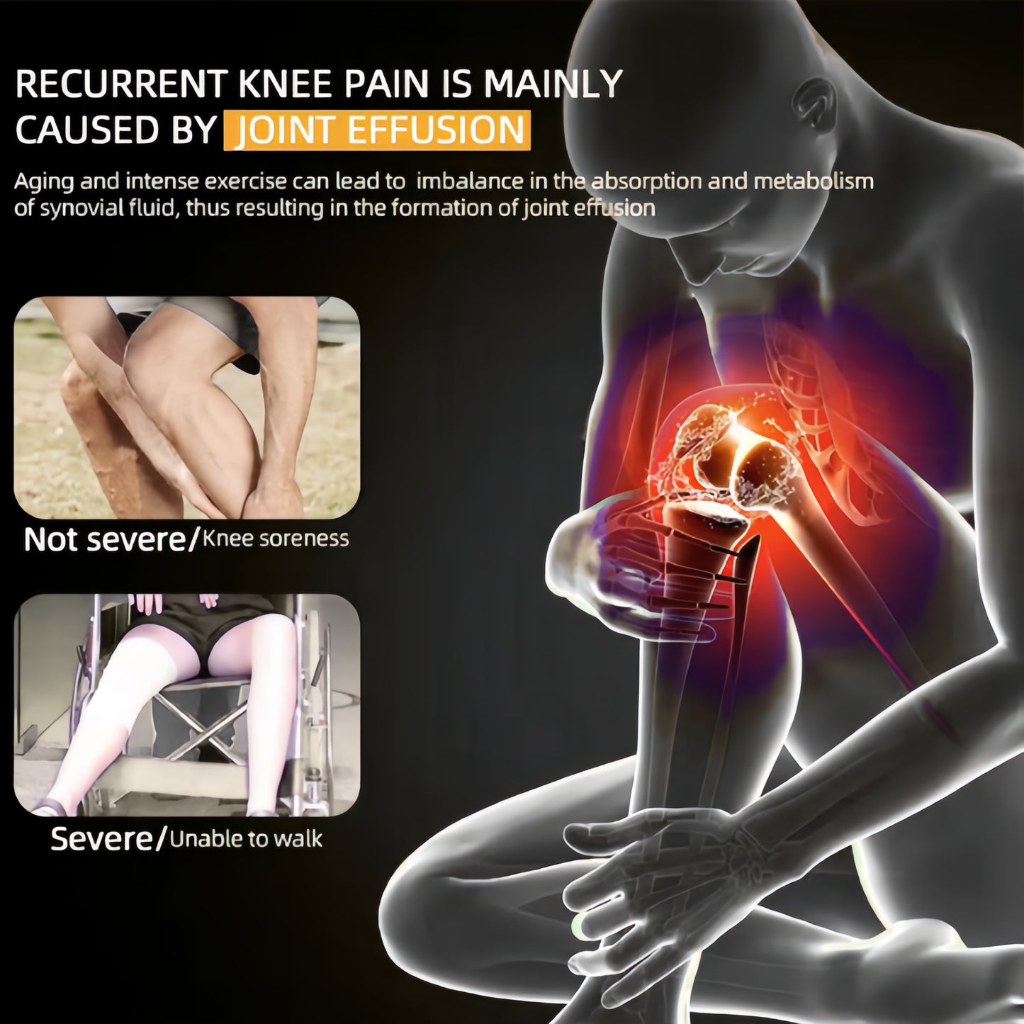 Relivio™ 3-in-1 Knee Relief Massager